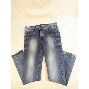 Pepe Womens Jeans 34 Blue Distressed Denim‎ Skinny